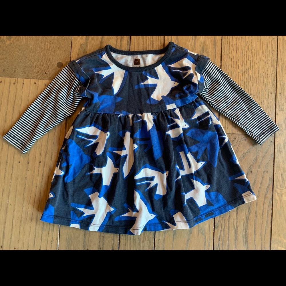 Tea Collection layered dress 12-18 month